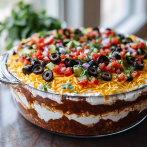 7 layer dip - Tasty